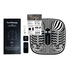 Load image into Gallery viewer, Remote Control Electric Feet Massage Mat Muscle Stimulator Relieve Pain
