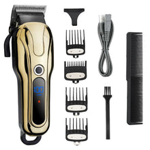 Load image into Gallery viewer, Professional Hair Clipper For Barber Rechargeable Hair Cutting Beard Cut
