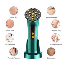 Load image into Gallery viewer, EMS Facial Massager LED Light Anti Aging Wrinkle Facial Care
