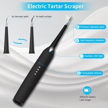 Load image into Gallery viewer, Electric Tooth Cleaner Sonic Dental Scaler LED Light Teeth Whitening Kit For Teeth Tartar Calculus Stains Remover Teeth Cleaning
