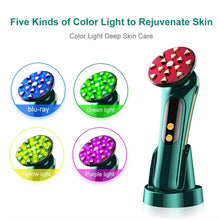 Load image into Gallery viewer, EMS Facial Massager LED Light Anti Aging Wrinkle Facial Care
