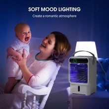 Load image into Gallery viewer, Mini Portable Air Conditioner Fan Air Cooler for Room Rapid Cooling Water Circulation Conditioning Cold Small Fan Dust Proof USB
