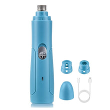 Load image into Gallery viewer, Pet Nail Grinder Rechargeable USB Dog Nail Clippers Painless Electric Dog Nail Grinder Grooming Trimmer Tool
