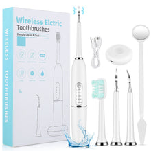 Load image into Gallery viewer, Fashion Electric Toothbrush Rechargeable Sonic Dental Scaler 5 Modes Oral Teeth Tartar Remover Tooth Brush Whitening Waterproof
