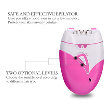 Load image into Gallery viewer, Electric Epilator USB Rechargeable Women Shaver Whole Body
