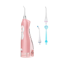 Load image into Gallery viewer, Electric Oral Dental Irrigator Water jet Flosser USB Portable Dental Water Flossing Irrigation IPX7 Teeth Whitening 220ML 4 Tips
