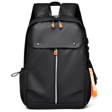 Load image into Gallery viewer, Men's USB Charging Waterproof PU Leather Backpack
