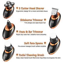 Load image into Gallery viewer, 3In1 Professional Electric Shaver USB Rechargeable Washable

