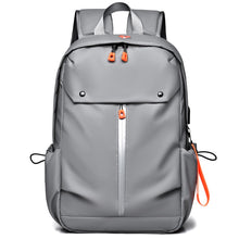 Load image into Gallery viewer, Men's USB Charging Waterproof PU Leather Backpack
