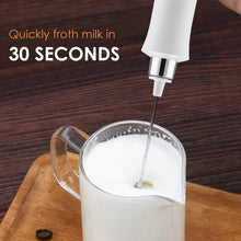 Load image into Gallery viewer, Milk Frother Electric Milk Foamer Coffee Mixer Blender USB Rechargable Maker Mini Blender 3 Heads Kitchen Foam Machine Blower
