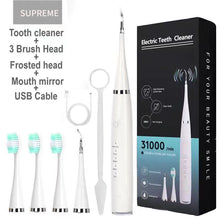 Load image into Gallery viewer, Electric Dental Calculus Scaler Remover Ultrasonic Teeth Cleaner Rechargeable 4 Mode Adults Stain Tartar Removal Teeth Whitening
