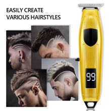 Load image into Gallery viewer, Professional Digital LCD Display Adjustable Beard Trimmer
