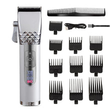 Load image into Gallery viewer, Professional Hair Clipper for Men Cordless Haircutting Beard Grooming Kit
