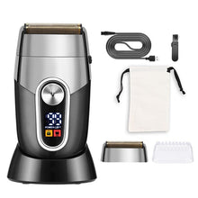 Load image into Gallery viewer, Powerful Electric Shaver for Men with Digital Display Base
