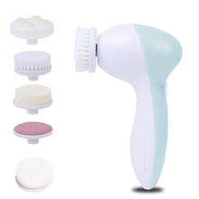 Load image into Gallery viewer, 5 In 1 Face Cleansing Brush Facial Brush Electric Wash Face Machine
