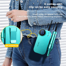 Load image into Gallery viewer, 35000RPM Portable Electric Nail Drill Manicure Machine Acrylic Gel Polish Nails Sander Rechargeable Nail Polishing Tools Speed

