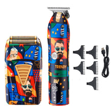 Load image into Gallery viewer, Professional Hair Clipper Barber Rechargeable Beard Trimmer Shaver
