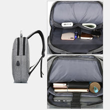 Load image into Gallery viewer, Multifunctional Waterproof USB Charging Backpack for Men
