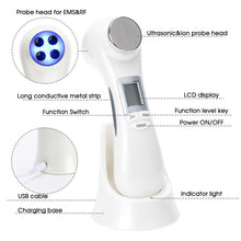 Load image into Gallery viewer, 6 in1 LED RF Photon Therapy Facial Skin Lifting Rejuvenation Face Massage Machine EMS Ion Microcurrent Mesotherapy Beauty Device
