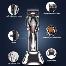 Load image into Gallery viewer, Professional Hair Clipper Rechargeable Hair Trimmer For Men Shaver Beard Trimmer Men Hair Cutting Machine Beard Barber Hair Cut
