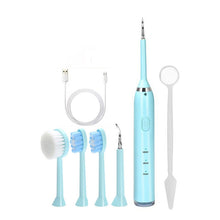 Load image into Gallery viewer, Newest 6in1 Electric Toothbrush Tooth Cleaner USB Rechargeable 3 Modes Sonic Dental Scaler High-frequency to Remove Tartar Stain
