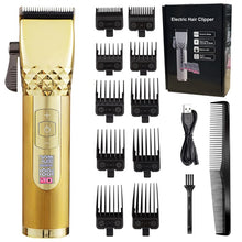 Load image into Gallery viewer, Professional Barber Hair Clipper Cordless Hair Trimmer Beard Trimer For Men
