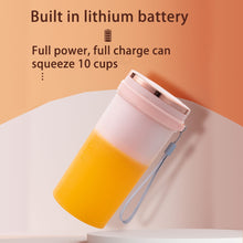 Load image into Gallery viewer, Portable Juicer Cup Juicer Fruit Juice Cup Automatic USB Rechargeable Small Electric Juicer Smoothie Blender Cup Food Processor
