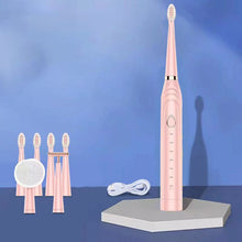 Load image into Gallery viewer, Smart Ultrasonic Electric Toothbrush for Adults Multifunction 6 Mode Sonic Teeth Tooth Brushes with 7 Replacement Head Household
