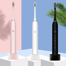 Load image into Gallery viewer, Newest Ultrasonic Electric Toothbrush Rechargeable USB with Base
