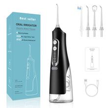 Load image into Gallery viewer, 310ML Water Flosser Dental Oral Irrigator USB Charger 4 Mode Portable Water Jet Floss Tooth Pick Waterproof Teeth Cleaner 4 Tips
