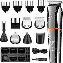 Load image into Gallery viewer, 11in1 Multi Hair Trimmer Men Facial Beard Body Grooming Kits Electric Hair Clipper Nose Ear Trimer Rechargeable
