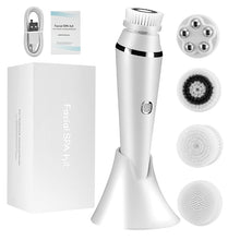 Load image into Gallery viewer, Electric 4 in1 Face Cleansing Brush Sonic Blackhead
