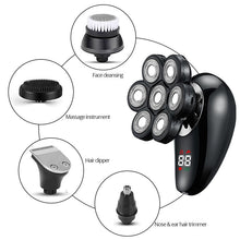 Load image into Gallery viewer, Men’s Electric Razor Cordless Beard Clipper Bald Head Shaver Sideburn Beard Trimmer Face Hair Shaving Machine Wet/Dry Use
