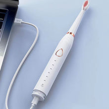 Load image into Gallery viewer, Smart Ultrasonic Electric Toothbrush for Adults Multifunction 6 Mode Sonic Teeth Tooth Brushes with 7 Replacement Head Household
