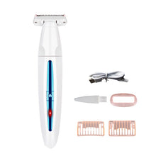Load image into Gallery viewer, USB Male Female Pubic Shaving Hair Trimmer Electric Razor
