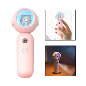 Mini Nano Facial Mister Facial Steamer 30ml Visual Water Tank USB Rechargeable Moisturizing for Bedroom Travel Home Girls Gifts