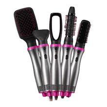 Load image into Gallery viewer, Newly Upgraded Multifunctional Hot Air Comb 5 in 1 Hairstyle Curling And Atraight Hair Dual Use

