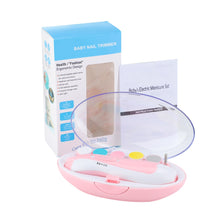 Load image into Gallery viewer, Electric Baby Nail Trimmer Kids Scissors Infant Nail Care
