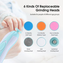 Load image into Gallery viewer, Electric Baby Nail Trimmer Kids Scissors Infant Nail Care
