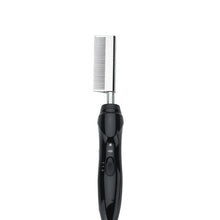 Load image into Gallery viewer, Ceramic Electric Hot Comb Hair Dryer Brush and Auto Shut Off Black Hair Beard Straightener Comb
