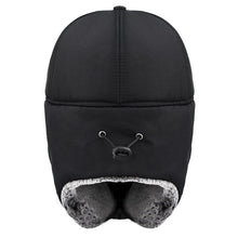 Load image into Gallery viewer, Men's Ear Protection Face Bomber Hats Thicker Plus Velvet Warm Women Winter Hat Outdoor Cycling Snow Male Bone Cap Ski Hat
