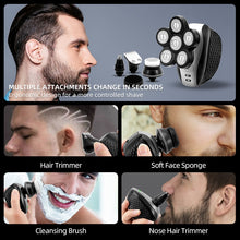 Load image into Gallery viewer, 5In1  Electric Shaver for Men Rechargeable Electric Shavers
