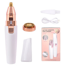Load image into Gallery viewer, 2 In 1 Electric eyebrow trimmer USB Rechargeable hair remove
