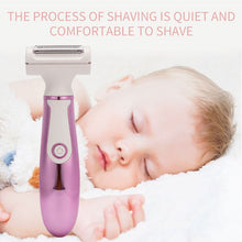 Load image into Gallery viewer, Cordless 4 in1 Electric Lady Shaver for Women Rechargeable Painless Razor Bikini Trimmer Wet and Dry Hair Removal for Face Legs
