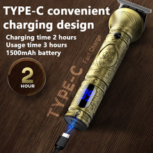 Load image into Gallery viewer, Hair Trimmer 6 In 1 Grooming Kit Hair Clipper Nose Trimmer Shaver Body Trimmer Professional Rechargeable Metal Vintage
