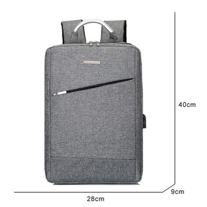 Multifunctional Waterproof USB Charging Backpack for Men