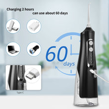 Load image into Gallery viewer, Newest Portable Oral Irrigator USB Charging Electric Water Jet Flosser
