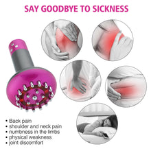 Load image into Gallery viewer, Electronic Meridian Brush Electric Scrapping Massager Tool
