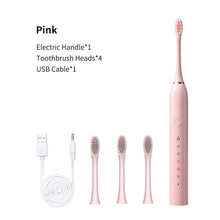 Load image into Gallery viewer, Smart Electric Sonic Toothbrush Rechargeable USB Teeth Brush
