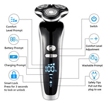 Load image into Gallery viewer, New Electric Shaver For Men 4D Electric Beard Trimmer USB
